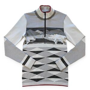 Adidas Stella McCartney Seamless Zip Neck Long Sleeve Base Layer Top small